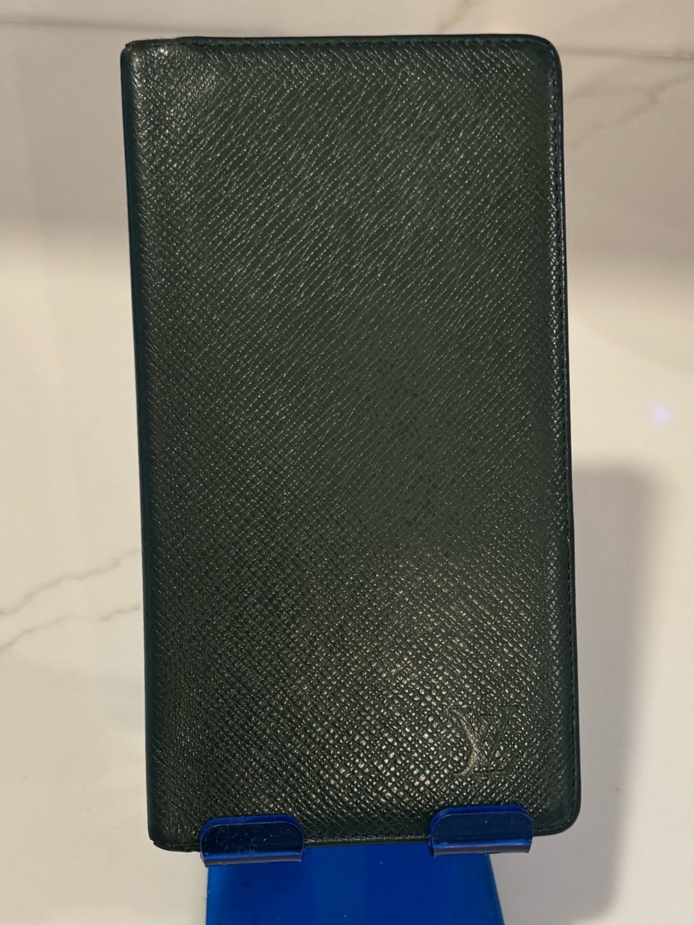 Louis Vuitton Taiga Porte Valeurs Long Billfold Wallet Epicea Green Vintage